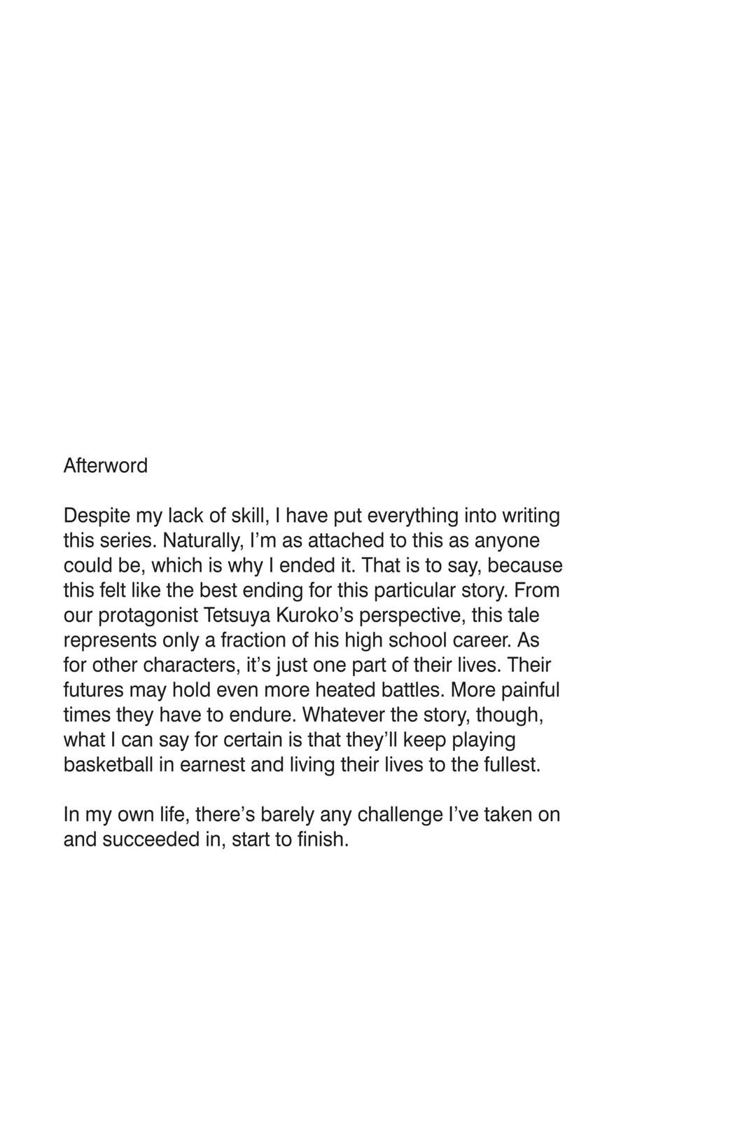 Read Kuroko's Basketball Manga Online